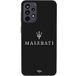 Maniacase Samsung Galaxy A52 5G hoesje Maserati wit met carbon achtergrond