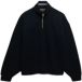 Superdry Monogram Sweatshirt Met Halve Rits Blauw XS Vrouw