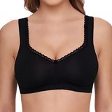 Susa BH zonder beugel Organic cotton | zwart | 90A