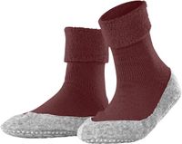 FALKE Cosyshoe Noppen op de zool wol huissokken dames bruin - maat 41-42