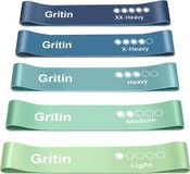 Gritin Weerstandsbanden, Set van 5, Groen