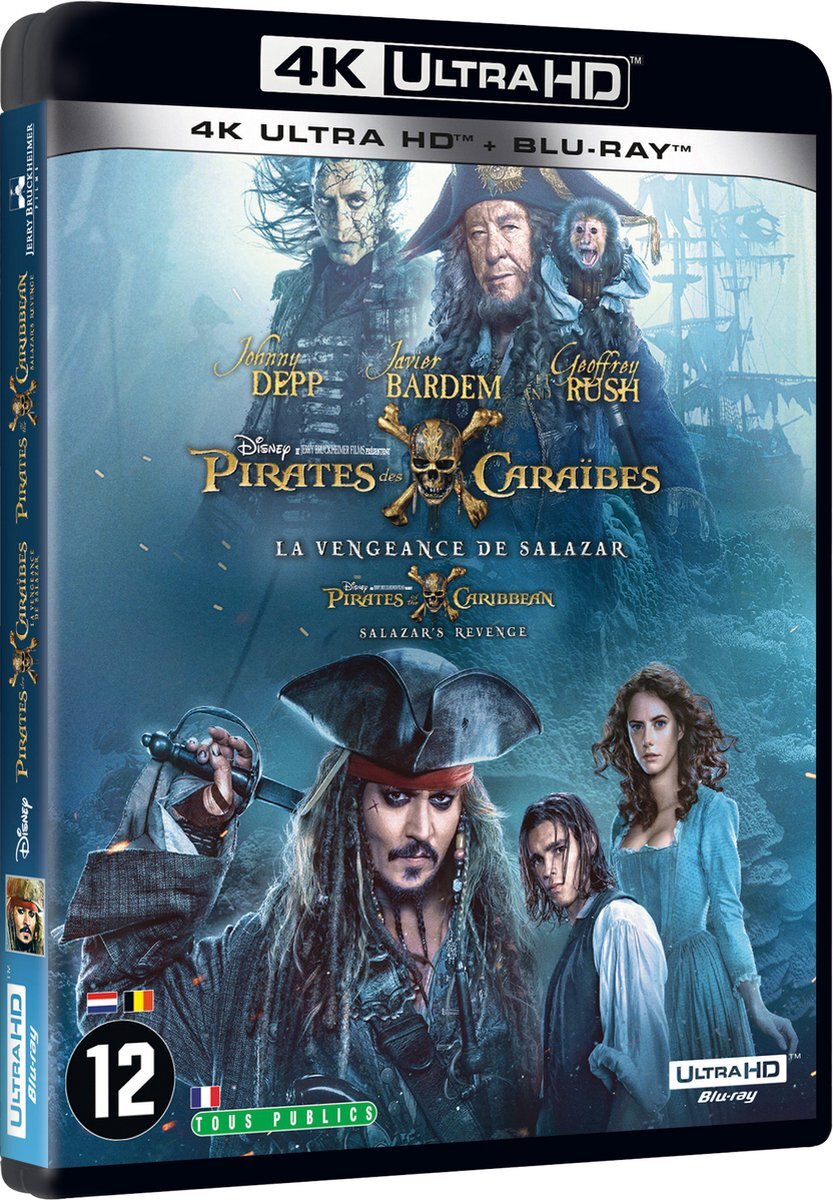 Disney Movies Pirates of the Caribbean 5 - Salazar's Revenge (4K Ultra HD Blu-ray)