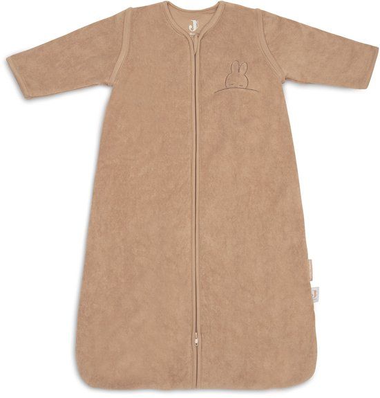 Jollein Baby Slaapzak Met Afristbare Mouw 90cm - Sleepy Miffy Terry Biscuit