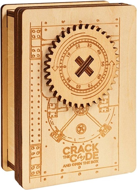 Eureka Secret Escape Box Safe - Educatief spel - Nederlands - Hout - Vanaf 9 jaar