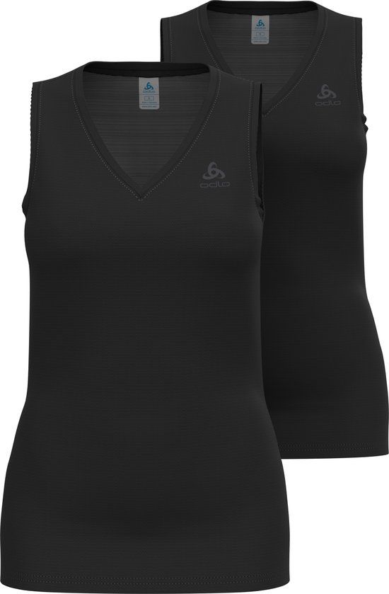 ODLO Dames Singlet ACTIVE F-DRY LIGHT ECO - Zwart - Maat S