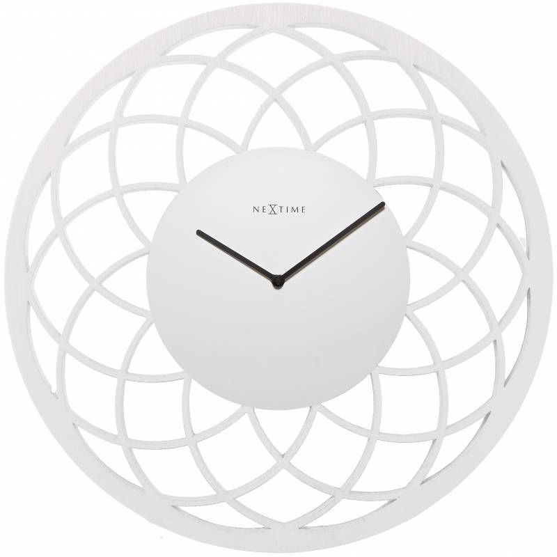 NeXtime 3115WI Wandklok - Wit - 60 cm