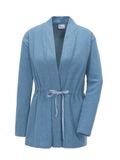 Goldner Fleecejack Knusse cardigan met strikband