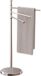Relaxdays Handdoekrek met 3 draaibare stangen - RVS - Zilver