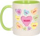 Bellatio Decorations Koffiemok - Groen - Keramiek - 300 ml