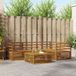 vidaXL Hoek loungeset 5-delig Massief Acacia Hout Naturel