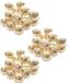 Parel 30x Mini boules de Noël en verre, piquets/inserts de Noël, perle 2 cm - Parel arrangements de Noël, décorations de Noël en verre
