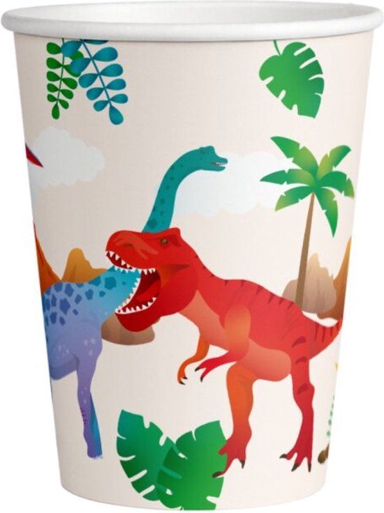 Top1Toys Paper Dreams Dino Bekers 250ml - 8 stuks