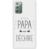 Samsung Rubberen siliconen hoesje compatibel met Galaxy Note 20 Papa qui mâché