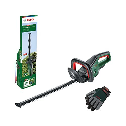 Bosch Bosch accuheggenschaar UniversalHedgeCut 18V-50 (zonder accu, 18 volt-systeem, meslengte 50 cm, met XL tuinhandschoenen inbegrepen, in kartonnen doos) - Amazon Editie