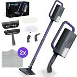 Cleanova 16-in-1 Stoomreiniger - Zwart/Paars