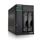 Asustor LOCKERSTOR 2 Gen2 (AS6702T) NAS - Intel Celeron N5105, 4GB RAM, 2-Bay, Black