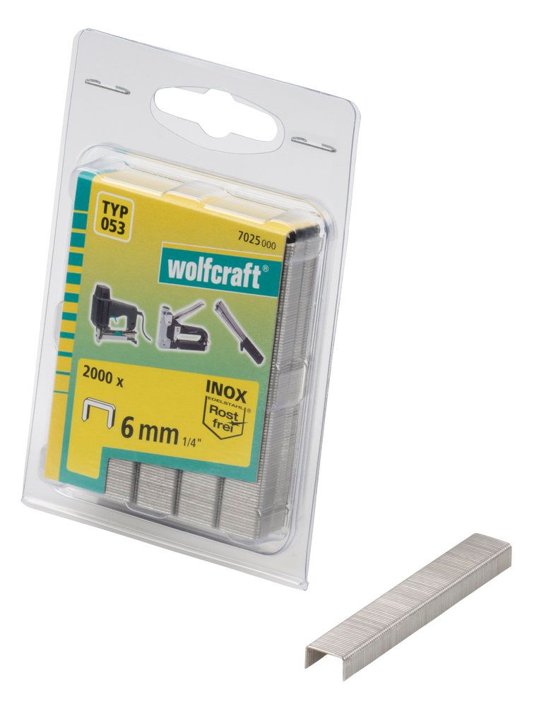 Wolfcraft 2000 broad back staples - 7025000