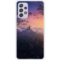 Urban Mountains Beschermende siliconen case compatibel met Galaxy A52