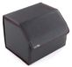 SIXTOL CAR COMPACT LEATHER M | Luxe opvouwbare kofferbakorganizer met deksel | 1 vak | Kunstleer | 30×40×30 cm