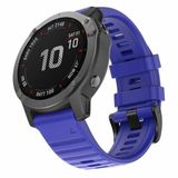 By Qubix Qubix - Siliconen bandje - 22mm Quickfit - Kobalt blauw - Geschikt voor Garmin Tactix 8 - 47mm