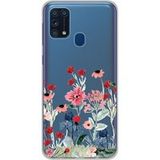 Samsung Galaxy M31 Printemps en fleurs bedrukt siliconen hoesje