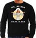 Bellatio Decorations Shoppartners Bv Hallelujah its me im back Kerst sweater / Kerst trui zwart voor heren - M