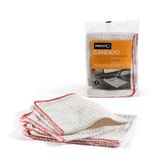 Perfecte thee wash-bodem, katoen, wit/rood garen, 29 x 22 x 1 cm