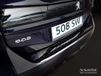 Zwart Avisa Zwart RVS Achterbumperprotector passend voor Peugeot 508 II SW 2019- 'Ribs'
