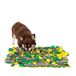Snuiven Lionto Snuffeltapijt voor honden zoektapijt trainingsmat, (S) 50 x 34 cm geel/groen