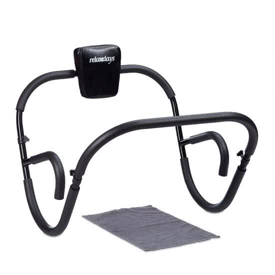 Relaxdays buikspiertrainer ab roller trainer abdominal sixpack thuis