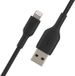 Belkin câble Lightning vers USB-A, 2 mètre, tressé, noir, compatible avec Apple
