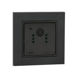 VEMER VE794901 EASYEYE INT Draadloze bewakingscamera voor binnen met speciale app, inbouwmontage (50 x 50), Full-HD-beveiligingscamera met infraroodtechnologie, stroomvoorziening 230 V, grijs