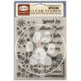 Stamperia - Acrylic Stamp for Scrapbooks, Albums, Cards, Bullet Journals and More, Transparent, Long Lasting, Easy to Clean, Perfect for Crafts and Gifting (Silent Night)