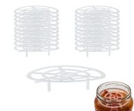 mikken 20 roosters van kunststof, Ø 70 mm fermentatiegewicht, alternatief voor inmaken en fermenteren, geschikt voor inmaakpotten met TO 82 deksel