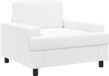 vidaXL Fauteuil Wit Stof