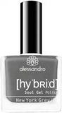 Alessandro Hybrid Colour New York nagel gel coat 8 ml Grijs