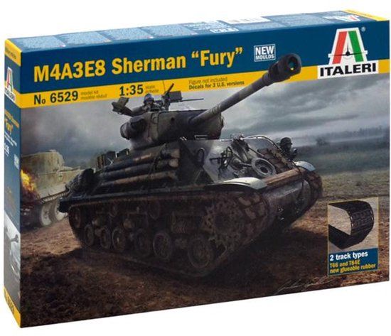 Italeri 6529 - M4a3e8 Sherman "Fury" - 1:35