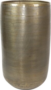 Steege, TER Bloempot Aluminium Goud D 41 cm H 72 cm
