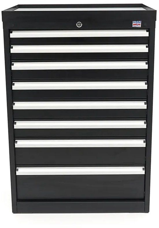 HBM 8 laden PROFI gereedschapskast 72 x 58 x 100 cm