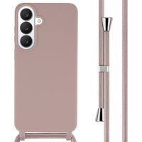 imoshion Siliconen hoesje met koord voor de Samsung Galaxy S26 FE - Sand Pink
