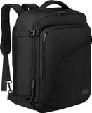 Zedar Reistas - Rugzak - Handbagage - Weekendtas dames en heren - Backpack - Waterafstotend - 40L - Zwart