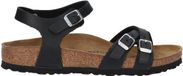Birkenstock Kumba Sandales plates Femme Taille 36 Cuir Noir