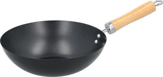 Alpina Wok - 30cm - Houten Steel - Anti-aanbaklaag