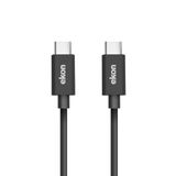 Ekon USB-C 2.0 kabel oplaadkabel datakabel 60W knikvrij 1,5 meter zwart