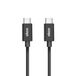 Ekon USB-C 2.0 kabel oplaadkabel datakabel 60W knikvrij 1,5 meter zwart