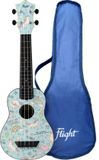 Flight TUS-40 UNICORN Soprano Ukulele met Linden Top, ABS Body en Unicorn Print
