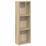 vidaXL Badkamer wandkast Sonoma Eiken 20 x 10 x 60,5 cm