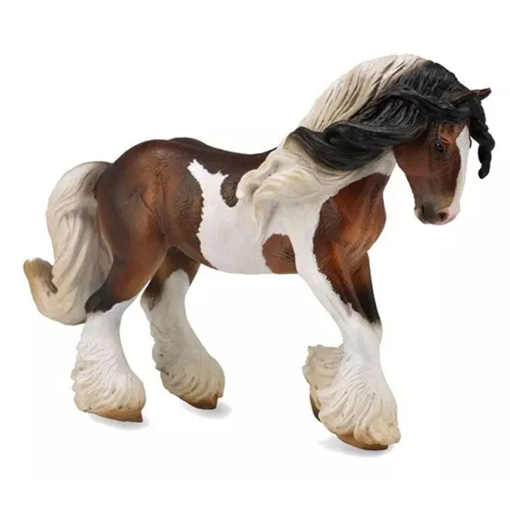 Collecta Paarden: Tinker hengst gevlekt 18 x 13 cm