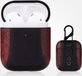 By Qubix AirPods 1/2 hoesje PU Leer Flip-over - Bruin/zwart