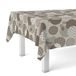 Martina Home Tafelkleed, wasdoek, lenzen, bruin, 260 x 140 cm